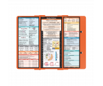 WhiteCoat Clipboard® Trifold - Orange Medical Edition